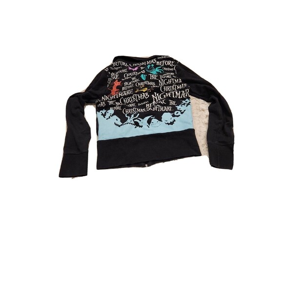 DISNEY NIGHTMARE BEFORE CHRISTMAS Womens‎ Long Sleeve Hoodie Large Zippered - Picture 2 of 9